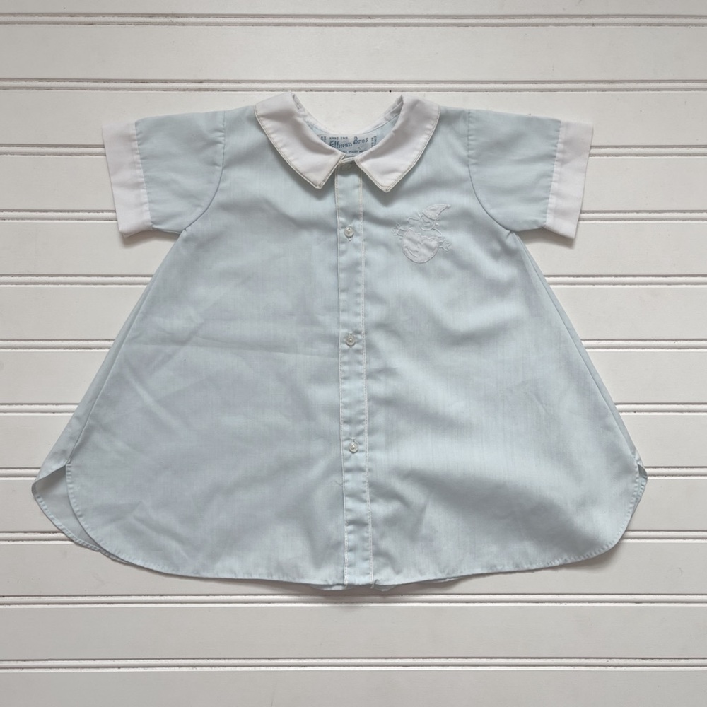 VINTAGE FELTMAN BROS Boys Traditional Peter Pan Collar Batiste Heirloom Daygown
